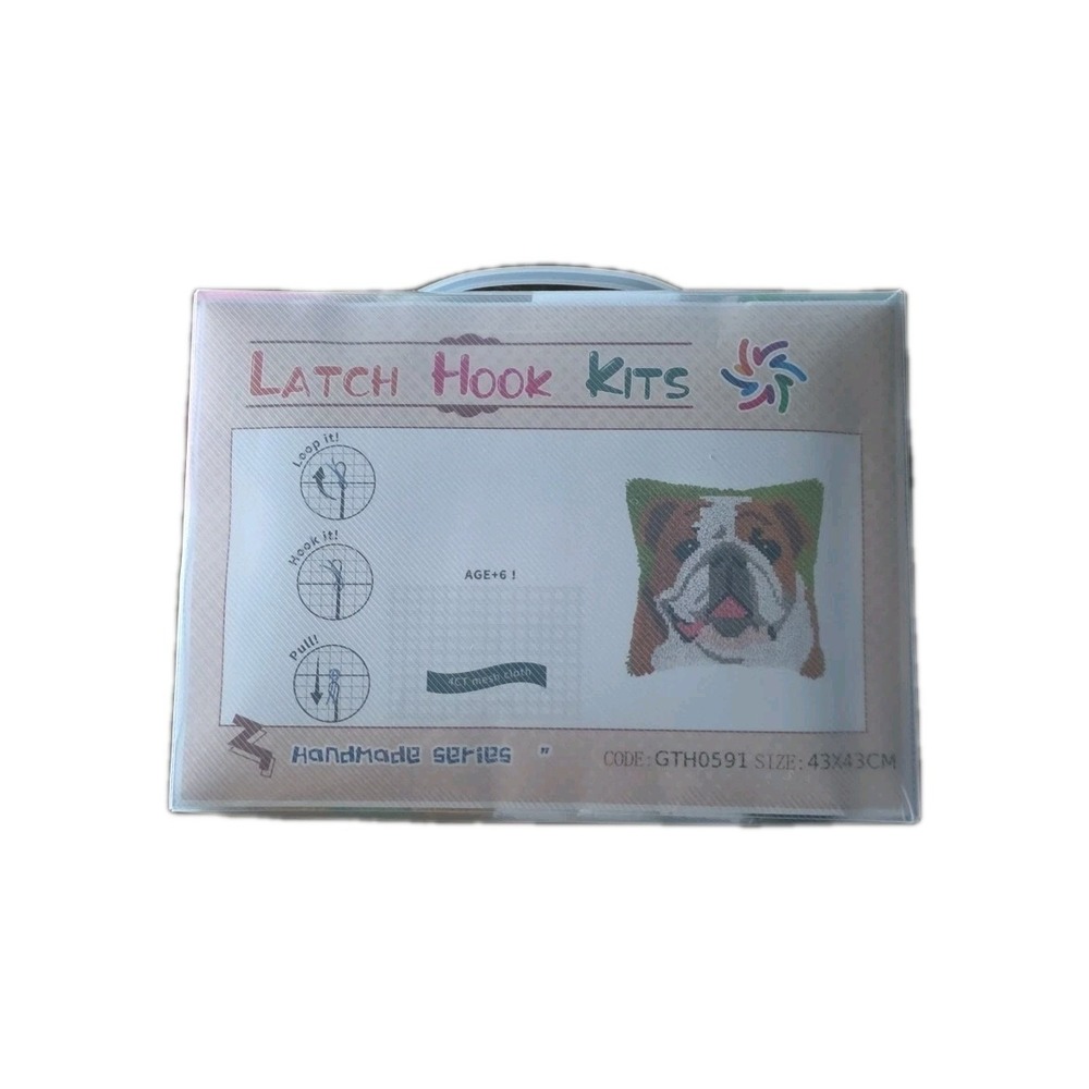 Latch Hook Kits Handmade‎ Series GTH0591 Bulldog DIY